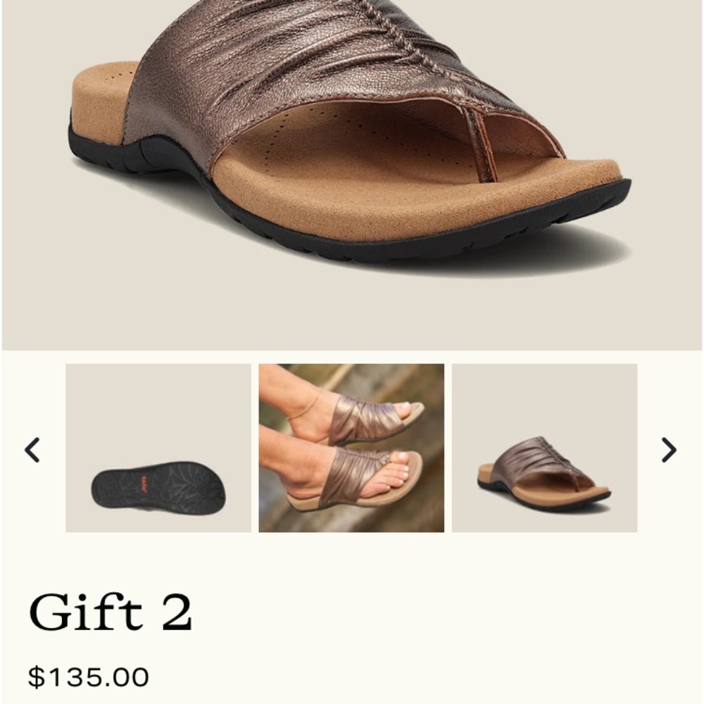 Toas Gift 2 sandal size 8